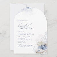 Brautparty zum Thema "Blaue Korallen und Muscheln"