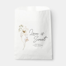 Brautparty zur Wildblume von Wasserfarben Geschenktütchen