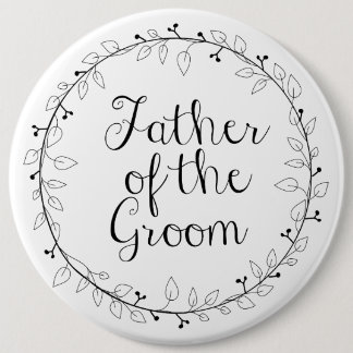 Brautpartynamensumbauten - Vater des Bräutigams Button