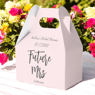 Brautschauer-Blush-Pink-Future-Mrs-Favor-Box Geschenkschachtel