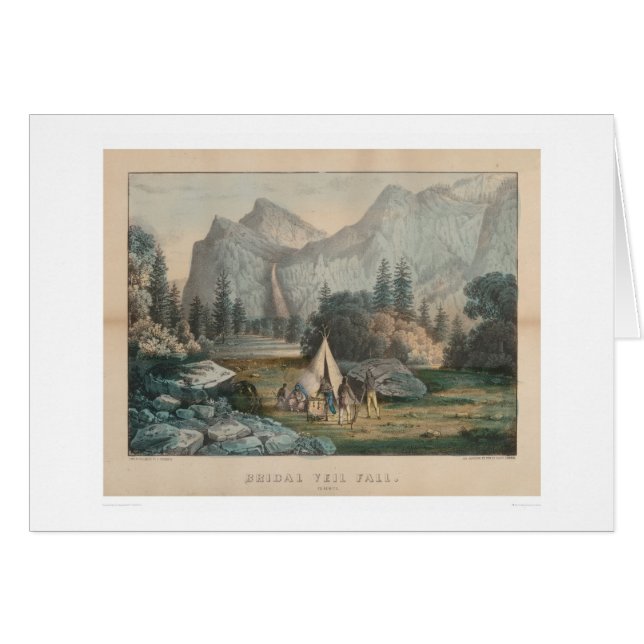 Brautschleier-Fall, Yosemite (1303) (Vorderseite (Horizontal))