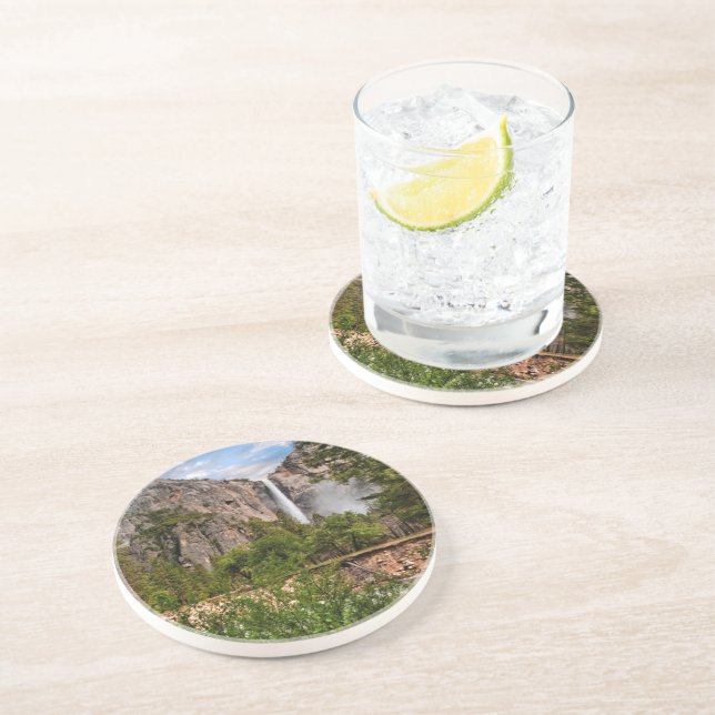 Brautschleier-Fälle Getränkeuntersetzer (Seite)