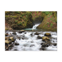 Brautschleier fällt Oregon-Wasserfall-Postkarte