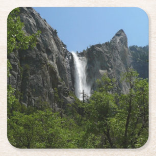 Brautschleierfall im Yosemite-Nationalpark Rechteckiger Pappuntersetzer
