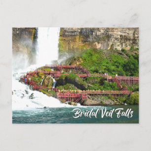 Brautschleierfall, Niagara Fälle, New York Postkarte