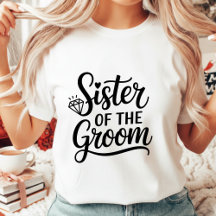Brautschwester Elegantes Skript Hochzeitsdiamant