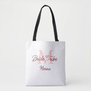 Brautstamm-Monogramm rote Brautparty einfach mini