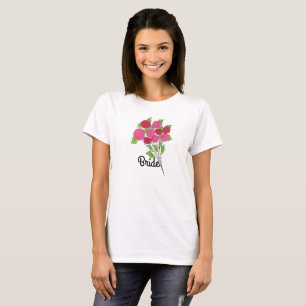 Brautstrauß aus Rosen T-Shirt