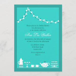 Brauttee-Party Einladung