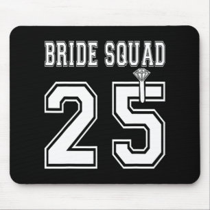 Brauttruppe 2025 Brautparty Junggesellinnenabschie Mousepad