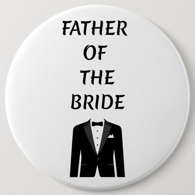 Brautvater Button (Vorderseite)