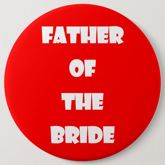 Brautvater Button (Vorderseite)