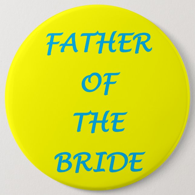 Brautvater Button (Vorderseite)