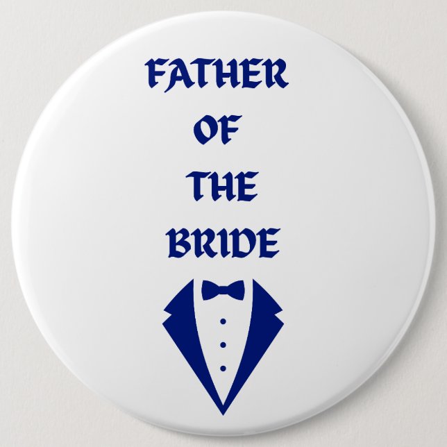 Brautvater Button (Vorderseite)