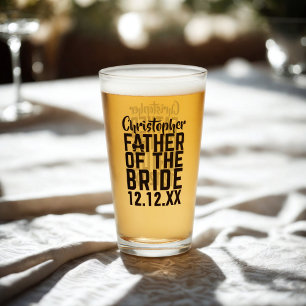 Brautvater Glas Hochzeit Eltern Geschenk