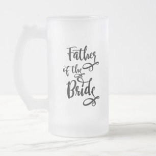 Brautvater Mattglas Bierglas