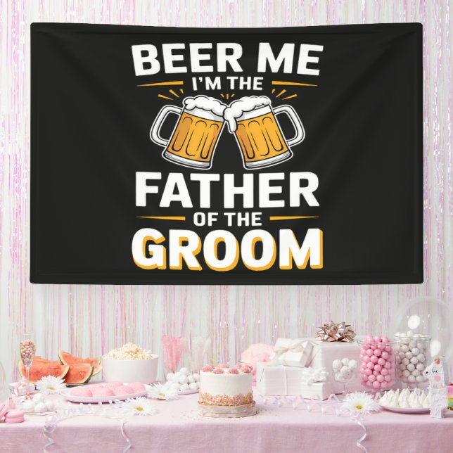 Brautvater-Trinkteam Banner (Party)