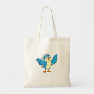 Brautvogel mit Schleier Tragetasche