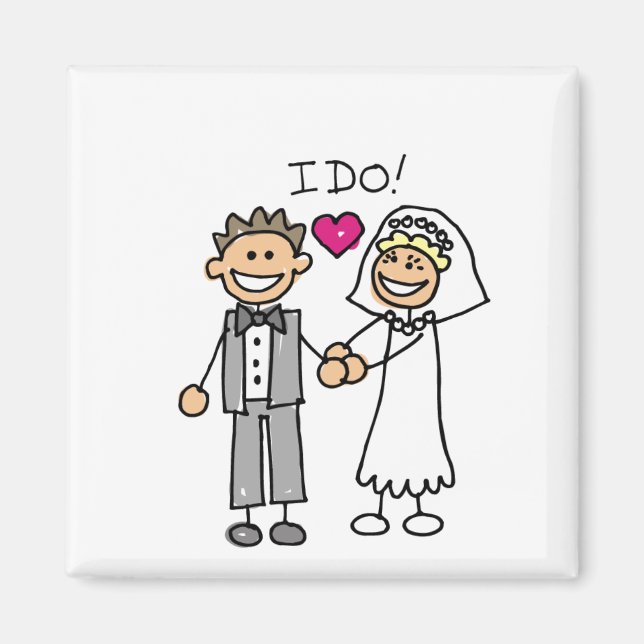 Brautwechsel-Stimmungen speichern die Daten Magnet (Vorne)