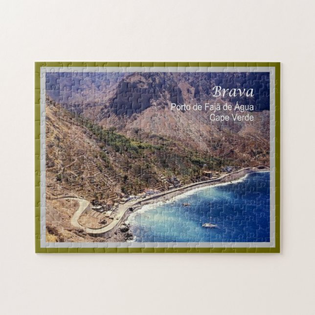Brava - Porto de Fajã de Água - Puzzle (Horizontal)