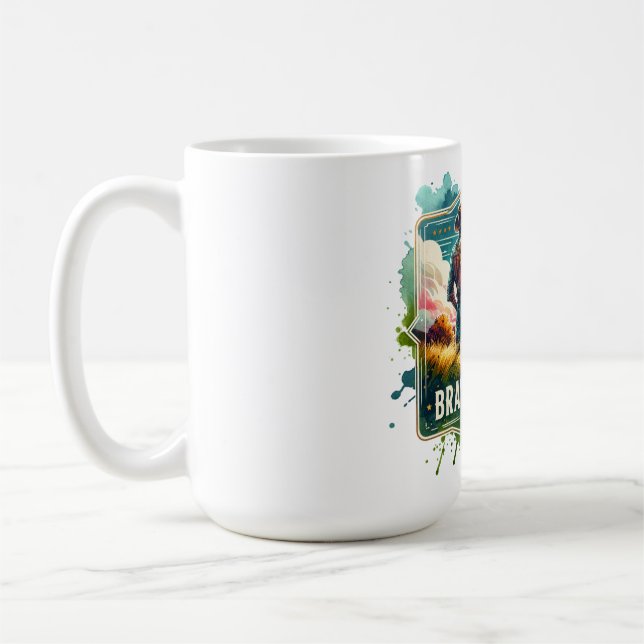 ✨"Brave and Free" Cowboy Horizon Mug  Kaffeetasse (Links)