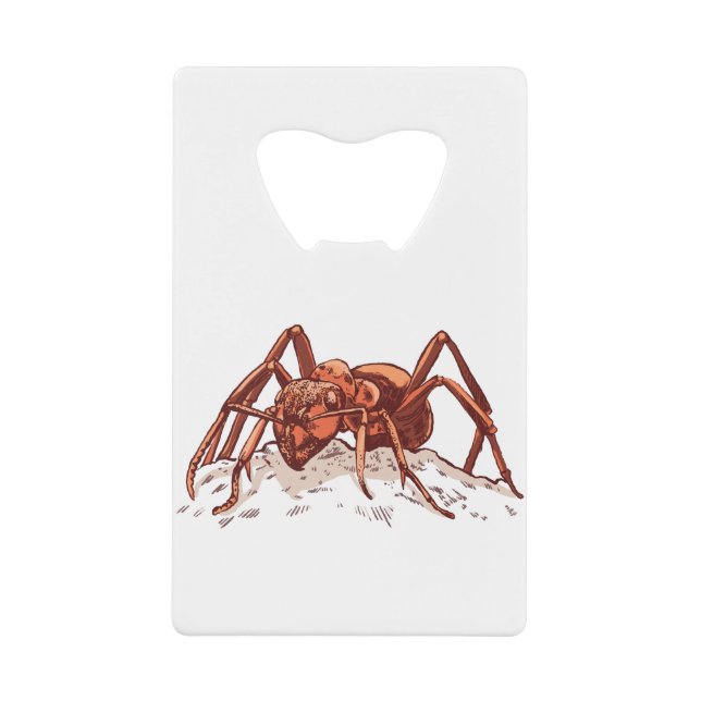 Brave Ant Insect Geldbeutel Flaschenöffner (Vorderseite)