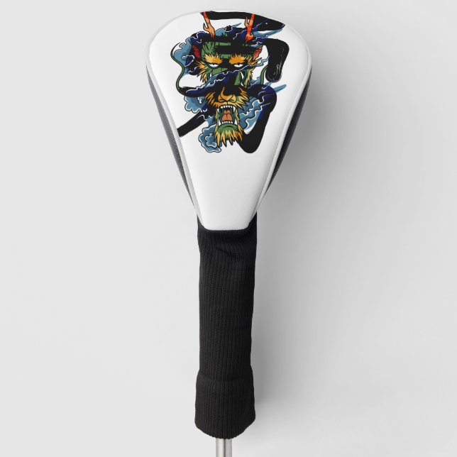 Brave Dragon Golf Headcover (Vorderseite)