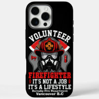 Brave Feuerwehrmann bereit für Action in lebendige