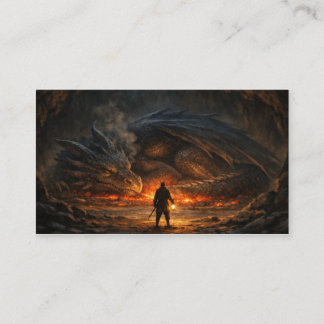 Brave Figure Before Sleeping Dragon Visitenkarte