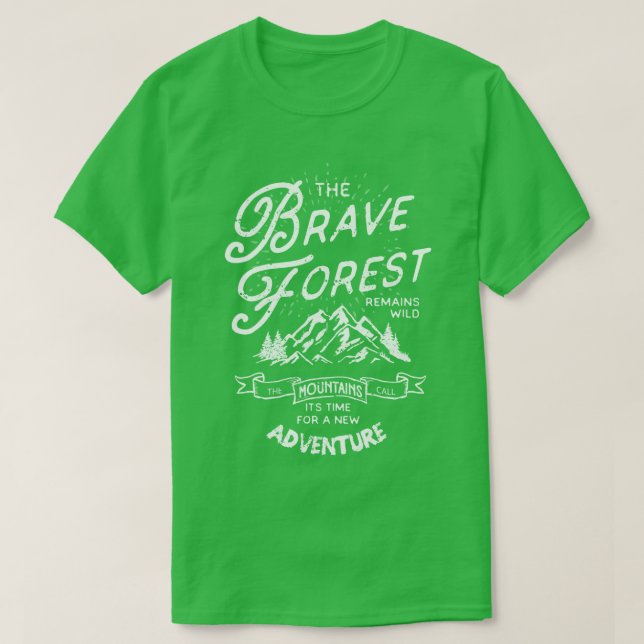 Brave Forest Hiker 2 T-Shirt (Design vorne)