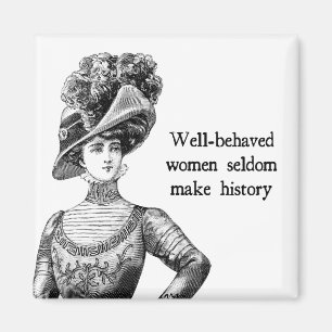 Brave Frauen schreiben Geschichte Magnet