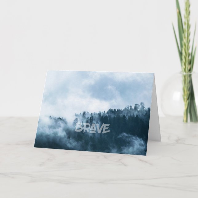 Brave Inspirationsblankkarte Karte (Vorderseite)