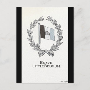 Brave Little Belgien Postkarte
