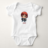 Brave Little Knight Baby Bodysuit