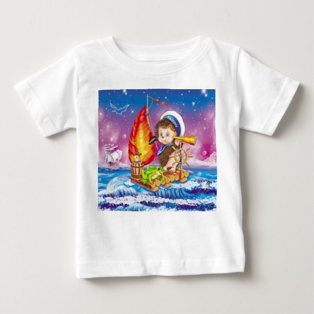 Brave Sailor Baby T-shirt (Vorderseite)