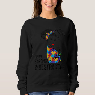 Brave starke, unstrukturierbare Autismus-Bewusstse Sweatshirt