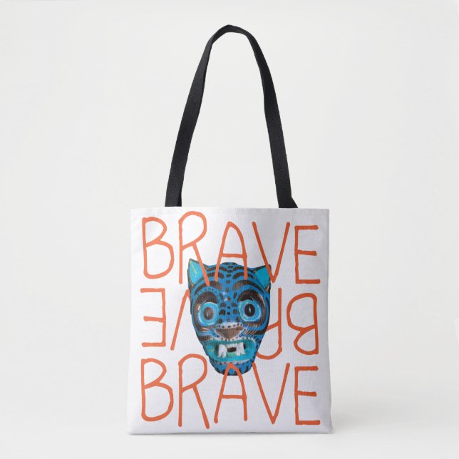 Brave Tiger Tasche (Vorderseite)