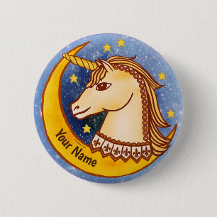 Brave Unicorn-Button Button