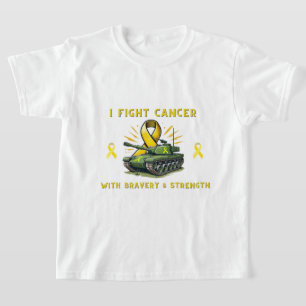 Brave Warrior Childhood Cancer Awareness Shirt