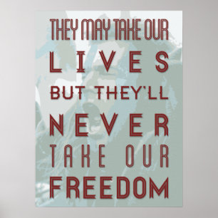 Braveheart Quote Poster