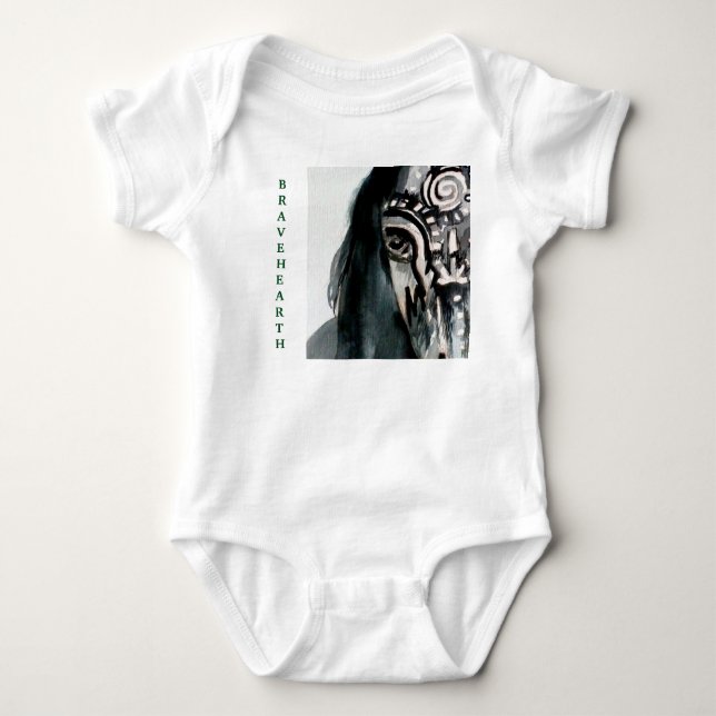Bravehearth Horse Baby Jersey Bodysuit Strampler (Vorderseite)