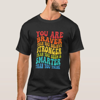 Braver als Sie glauben, Inspiration Retro Wavy R T-Shirt