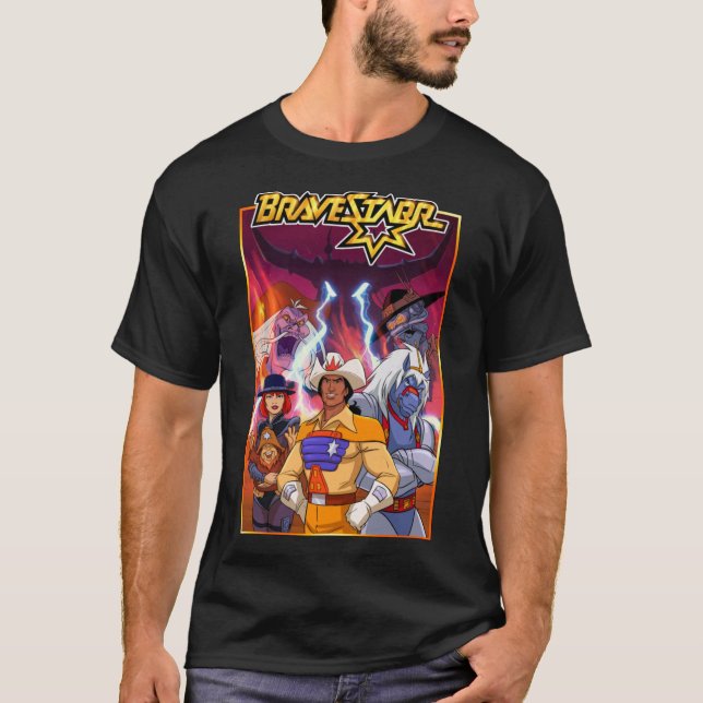 Bravestarr noch Felsen! Wesentlicher T - Shirt (Vorderseite)