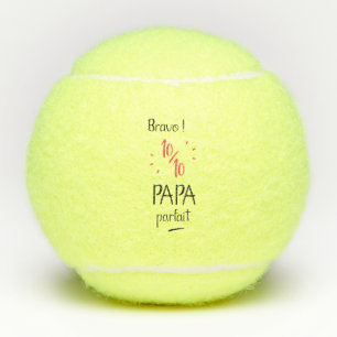 Bravo 10 auf 10 vollkommener Papa Tennisbälle