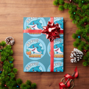 Bravo-Aufkleber, Haikleber Geschenkpapier
