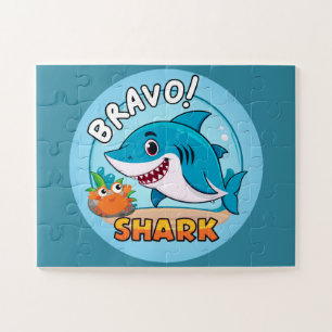 Bravo-Aufkleber, Haikleber Puzzle