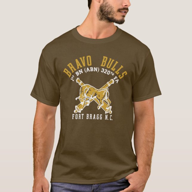Bravo Bulls braunes PT Shirt (Vorderseite)