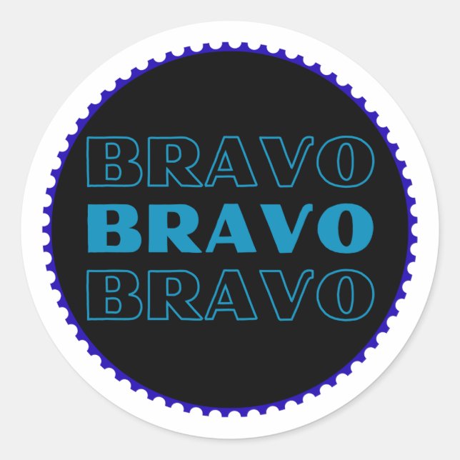 Bravo Sticker – Motivation Reward Sticker for Stud (Vorderseite)