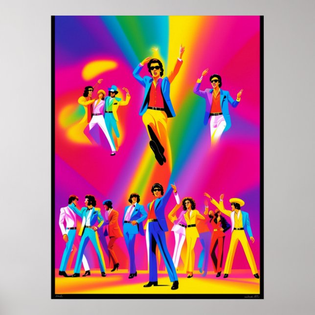 Bravo Tanzposter (Pop-Art) Poster (Vorne)