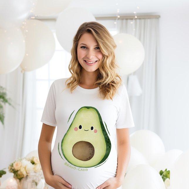 Bravocado Avocado Gender Neutral Twins Mama zu sei T-Shirt (Bravocado Avocado Gender Neutral Twins Mom to be T-Shirt)